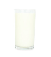  A glass of fresh  milk on  isolated on white background..Raw milk is high in calcium and protein to drink for all ages..Milk consumption nutritious and healthy dairy products concept...