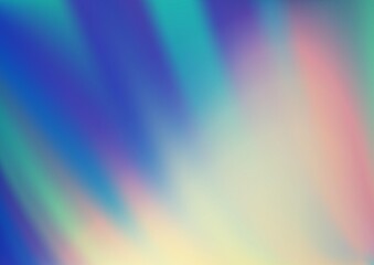 Light Blue, Green vector blurred bright template.