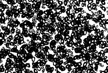 Black and white vector cover with spots.