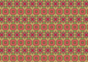 Christmas background tile red green and white color illustration