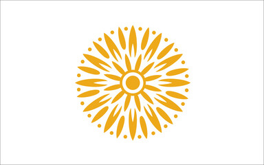 Illustration vector graphic of beautiful floral with sunflowers design template