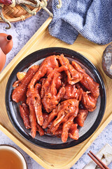 Braised boneless chicken feet - A popular Taiwan food