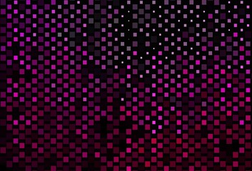 Obraz premium Dark Pink vector background with rectangles.