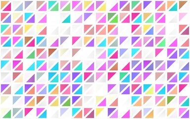 Fototapeta na wymiar Light Multicolor, Rainbow vector seamless cover in polygonal style.