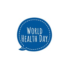 ''World Health Day'' Lettering