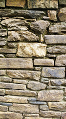 wall of rough stone