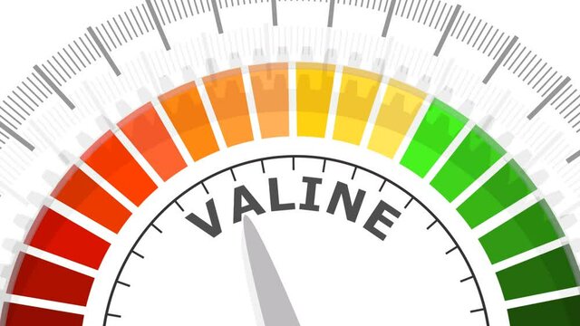 Gradient scale. Valine level measuring device icon. Sign tachometer, speedometer, indicators. Infographic gauge element. 3D rendering.