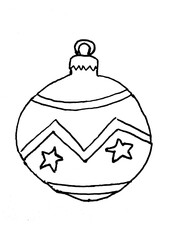 Esfera navideña para las fiestas decembrinas