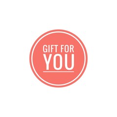 ''Gift for you'' Lettering