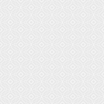 Light wallpaper background, geometric pattern. Abstract geometric texture. Seamless pattern for wallpaper design. Color: white, gray. Vector background image.