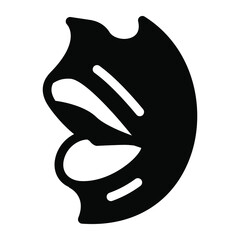 Fototapeta premium An icon design of mouth, editable vector 