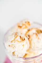 Coconut ice cream