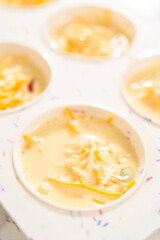 Bacon and cheese egg muffin