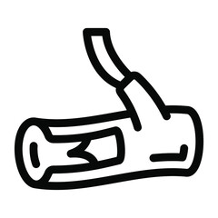 
An icon design of blood vessel, editable vector 
