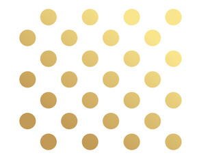 Gold polka dots pattern, colorful holiday background - vector abstract background © bebuntoon