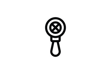 Bathroom Outline Icon - Brush