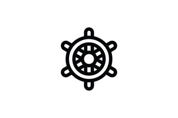 Fishing Outline Icon - Boat