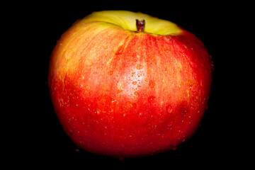 Apples on a dark background