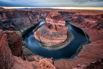 Twilight on Horseshoe Bend, Page Arizona