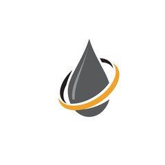 Water drop Logo Template vector illustration design