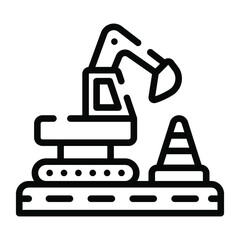 Construction line icon,  real estate  web and mobile icon