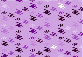 Light Purple vector texture with colorful lines.