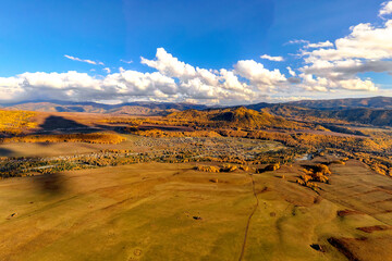 Scenery of Hemu Village, Xinjiang, China