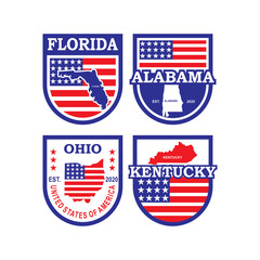 A Set Of United States Vector , A Set Of America Logo