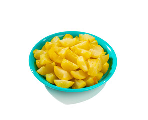 Boil Gooseberry or Salty Amla on White Background