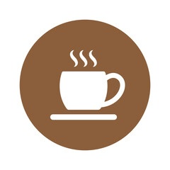 hot coffee cup icon