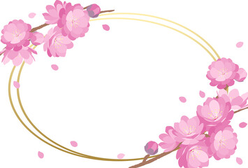 Fototapeta na wymiar Peach Blossom background spring flower hinamatsuri