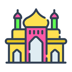 mosque icon,  real estate  web and mobile icon