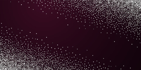 Round silver glitter luxury sparkling confetti. Sc