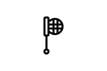 Fishing Outline Icon - Fishing Net