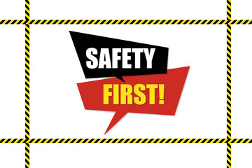 Safety first! #3 - obrazy, fototapety, plakaty