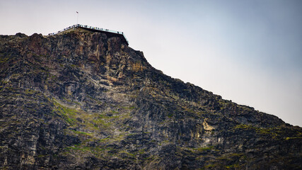 Dalsnibba viewpoint on mountain, Norway