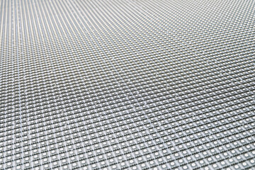 Detail of LED matrix outdoor large screen. Rows of LEDs on a modular panel. Limited depth of field.