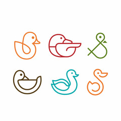 Duck logo icon symbol