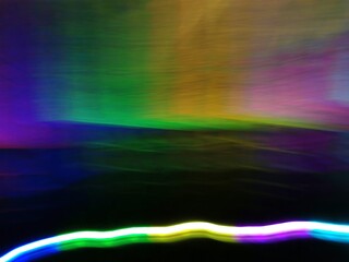 colorful lightpainting photography