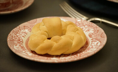 Bagels on the table plate