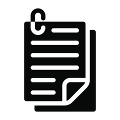 
A trendy solid vector of todo list
