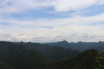 宇連山から見る綺麗な景色