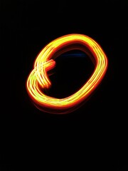 glowing neon sign