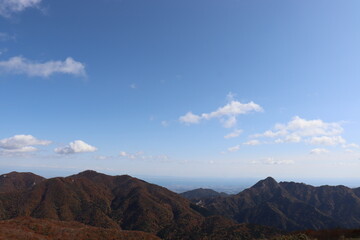 雨乞岳から見る綺麗な景色