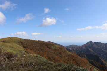 雨乞岳から見る綺麗な景色