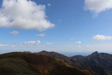 雨乞岳から見る綺麗な景色