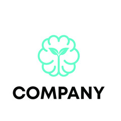 brain with leaf logo