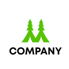 Obraz premium pine logo