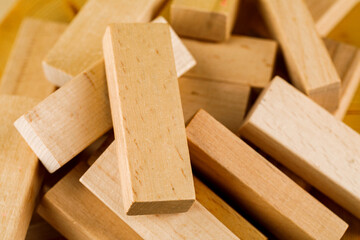 Background of wooden cubes. background image.