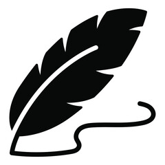 quail pen glyph icon, school and education icon	